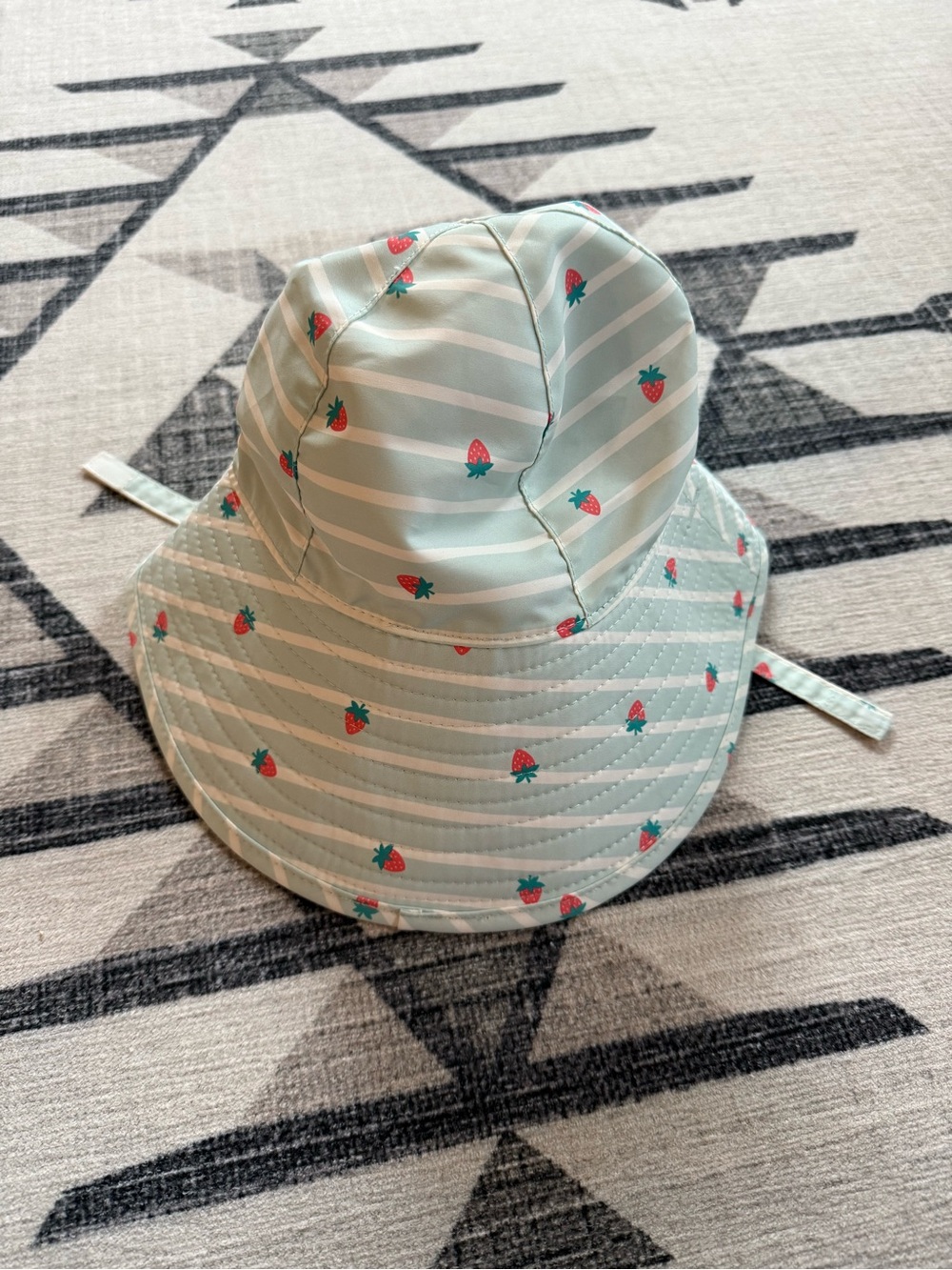 NEW Target Strawberry Stripe Bucket Hat - Kids Size